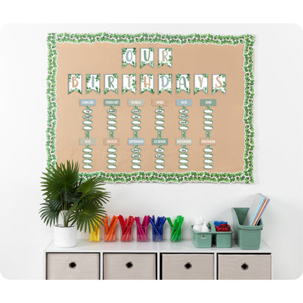 LCBF Eucalyptus Essentials - Birthday Bulletin Board Set