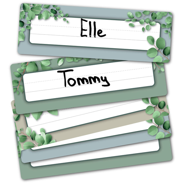 LCBF Eucalyptus Essentials - Adhesive Name Plates - Pack of 30