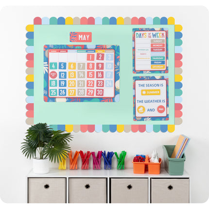 LCBF Growing Minds - Calendar Bulletin Board Set