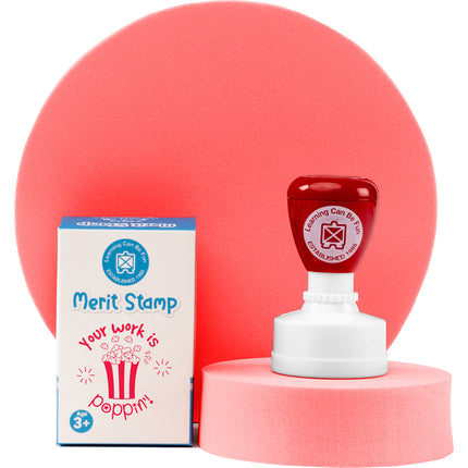 LCBF Your Work is Poppin' Merit Stamp