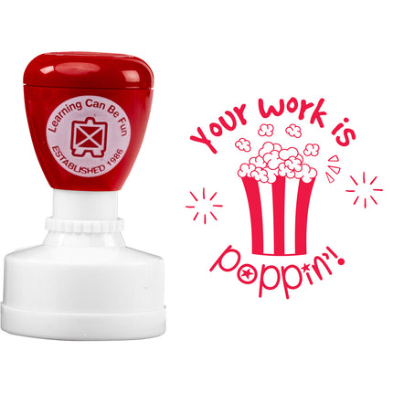 LCBF Your Work is Poppin' Merit Stamp