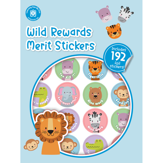 LCBF Wild Rewards Merit Stickers