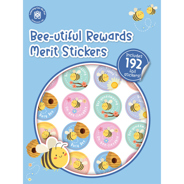 LCBF Bee-utiful Rewards Merit Stickers