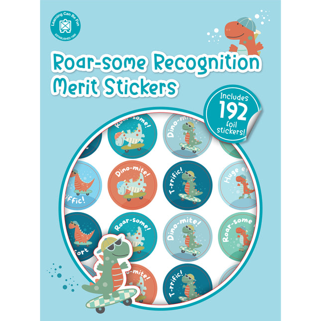LCBF Roar-Some Recognition Merit Stickers