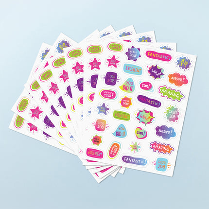 LCBF Pop of Praise Bright Merit Stickers