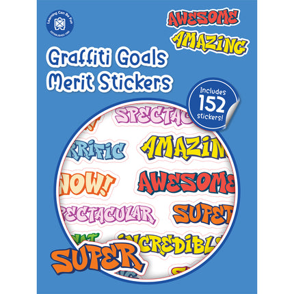 LCBF Graffiti Goals Merit Stickers