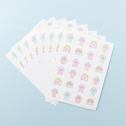 LCBF Rainbow Rewards Merit Stickers