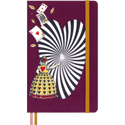 Moleskine - Alice Notebook - Queen of Hearts - Large Plain