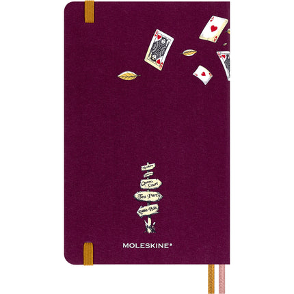 Moleskine - Alice Notebook - Queen of Hearts - Large Plain