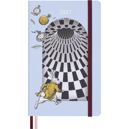 Moleskine - Alice Diary 12 Month Daily - White Rabbit - Hard Cover - Large 2027