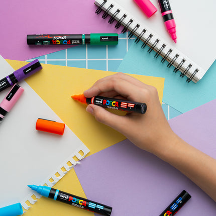 Uni Posca Marker 1-4mm Brush Tip - PC-5BR