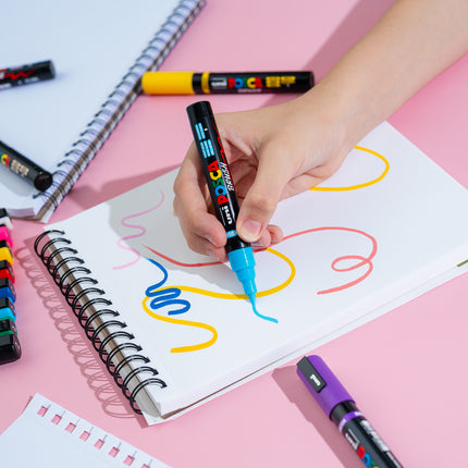 Uni Posca Marker 1-4mm Brush Tip - PC-5BR