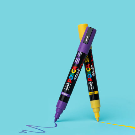 Uni Posca Marker 1-4mm Brush Tip - PC-5BR