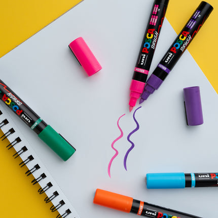Uni Posca Marker 1-4mm Brush Tip - PC-5BR