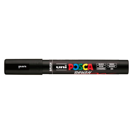 Uni Posca Marker 1-4mm Brush Tip - PC-5BR