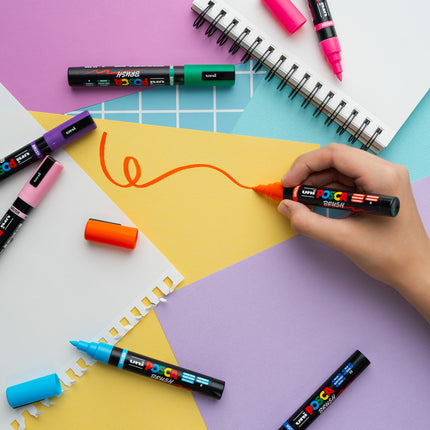Uni Posca Marker 1-4mm Brush Tip - PC-5BR