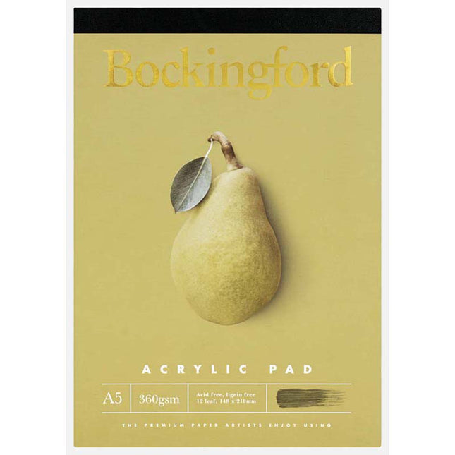 Bockingford Acrylic Pads - 12 Page