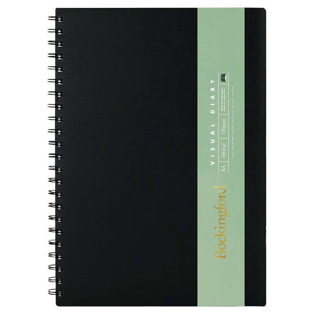 Bockingford Visual Diary A4 Black Paper