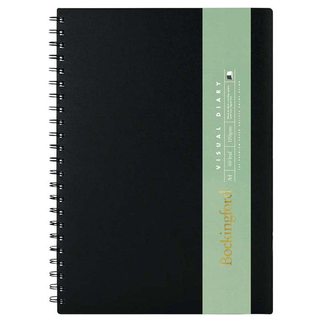 Bockingford Visual Diary A4 Alternating White & Black Paper