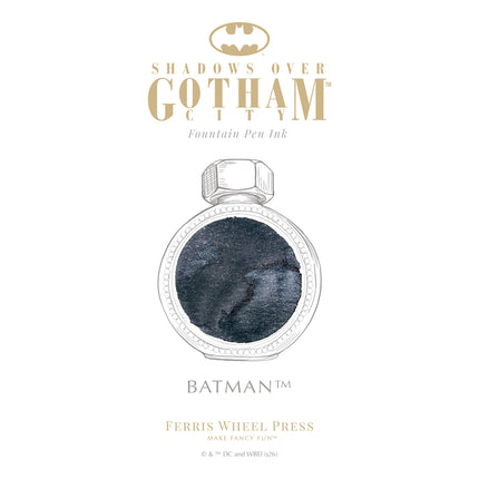 Ferris Wheel Press - Fountain Pen Ink - Batman 38ml