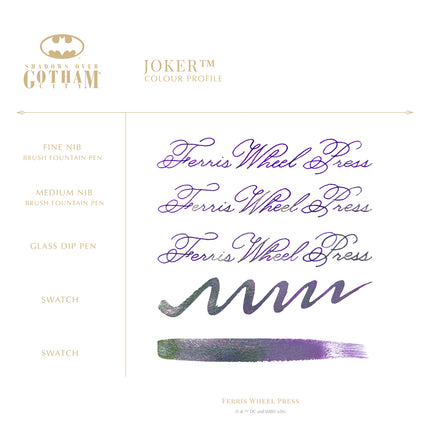 Ferris Wheel Press - Fountain Pen Ink - Joker 38ml