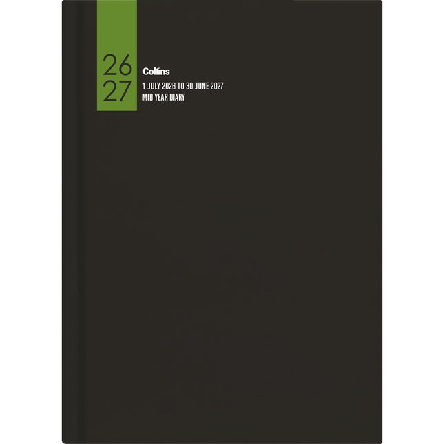 Collins Diary A5 - Day Per Page - Mid Year -2026/2027