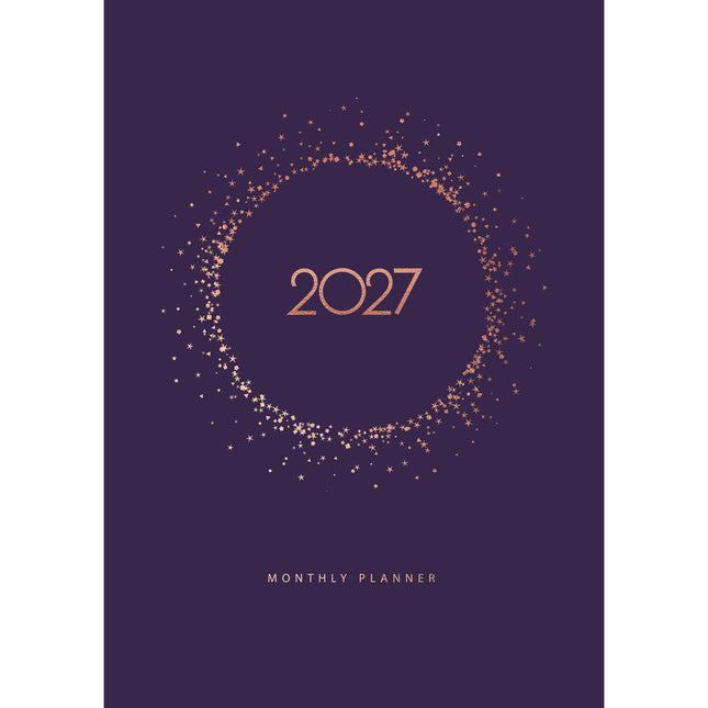 Collins Diary Planner - Month to View - A4 - Geometric - 2027