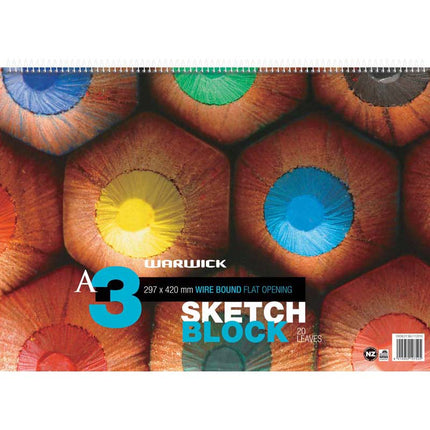 Warwick Sketch Pads Spiral Bound - 2 sizes