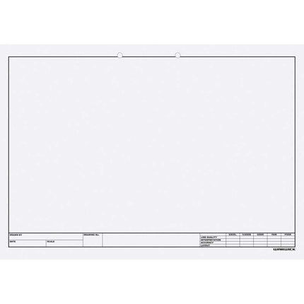 Warwick Refill Tech Drawing Pad - A3