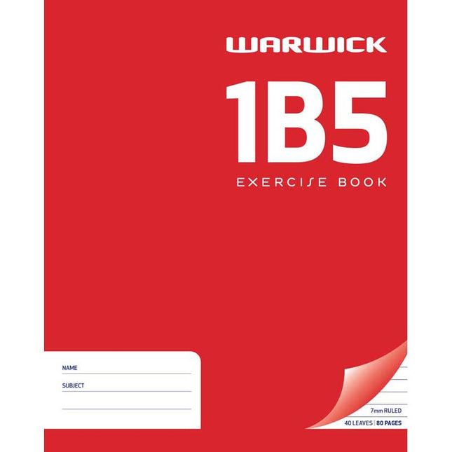Warwick Exercise Book - 1B5
