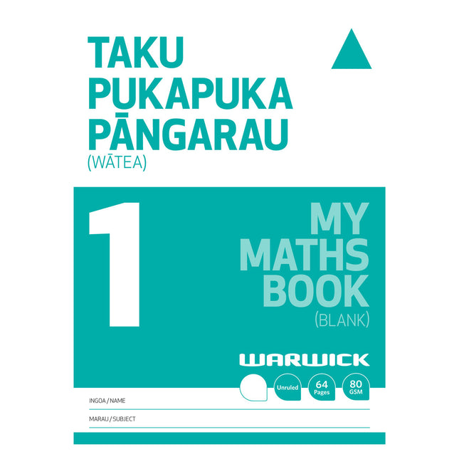 Warwick My Maths Books Unruled - 1 & 2