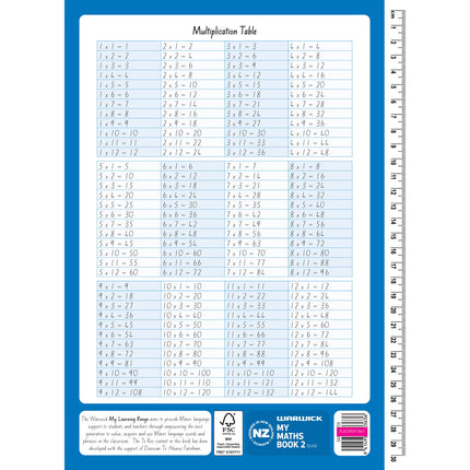 Warwick My Maths Books Quad - 1 & 2