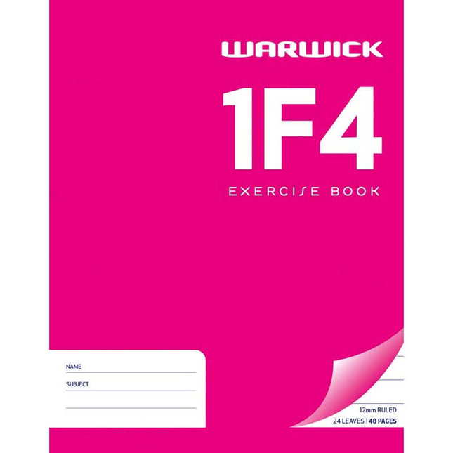Warwick Exercise Book - 1F4