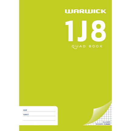 Warwick Exercise Book Quad - 1J8