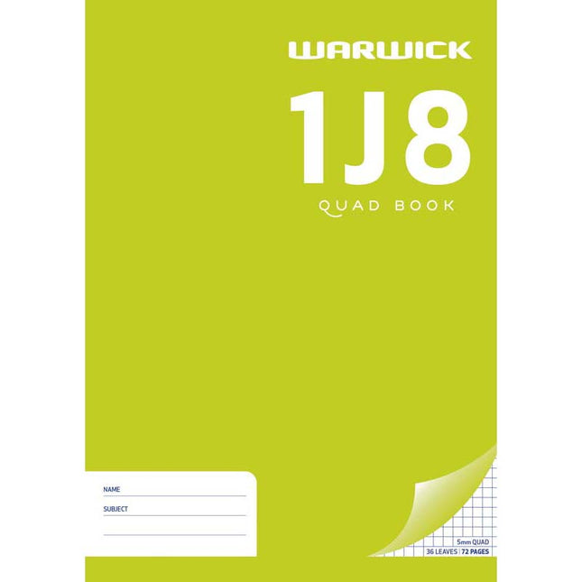 Warwick Exercise Book Quad - 1J8