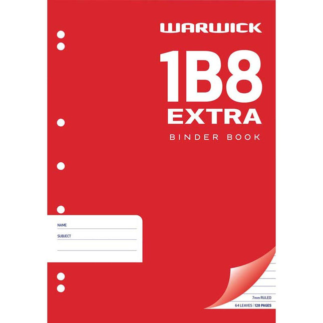 Warwick Exercise Book Punched - 1B8 Extra