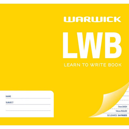 Warwick Exercise Books LWB & BWB - 3 Styles