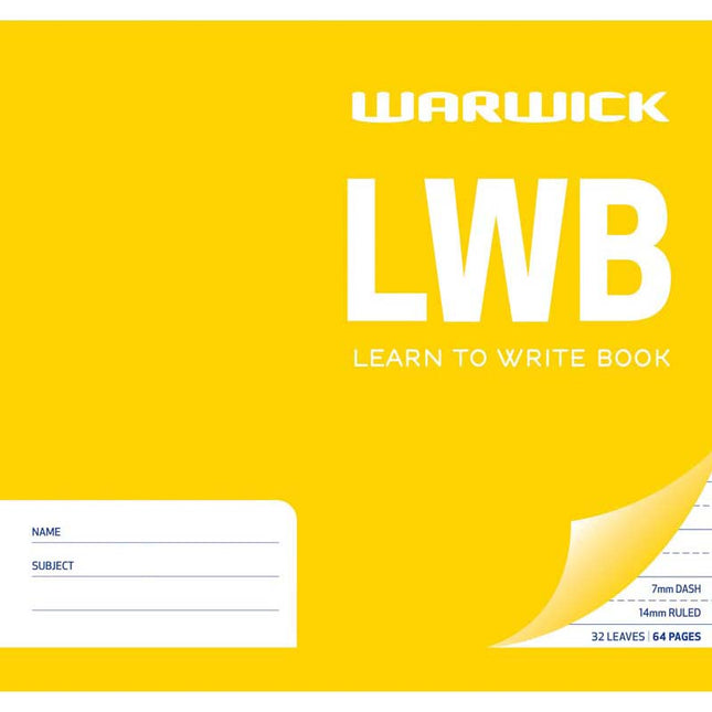 Warwick Exercise Books LWB & BWB - 3 Styles