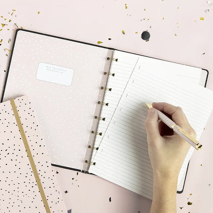 Filofax Notebook - A5 - Confetti Charcoal