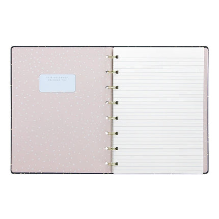 Filofax Notebook - A4 - Confetti Charcoal