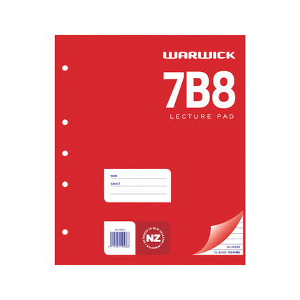 Warwick Lecture Pad - 7B8