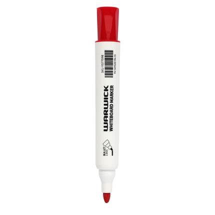 Warwick Whiteboard Marker Bullet Tip Pack 24 - Red