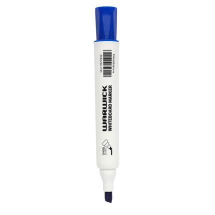 Warwick Whiteboard Marker Chisel Tip Pack 24 - Blue