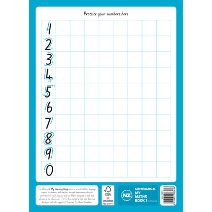 Warwick My Maths Books Quad Alternating - 1 & 2
