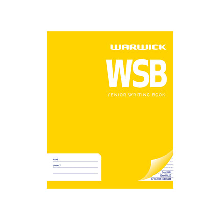 Warwick Exercise Book Senior Writing - WSB