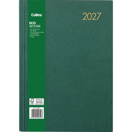 Collins Diary Eco A4 - Day Per View -  2027