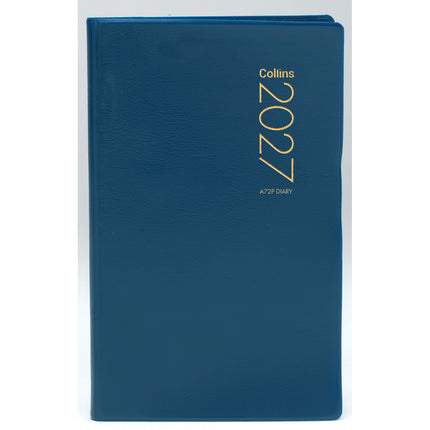 Collins Diary A7 - 2 Days to View - Navy - 2027