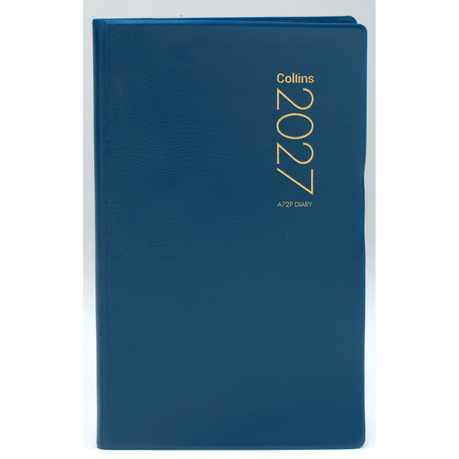 Collins Diary A7 - 2 Days to View - Navy - 2027