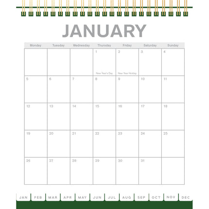 Collins Desk Calendar - Beautiful Blooms - 2027