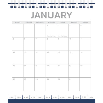 Collins Desk Calendar - NZ Bays - 2027